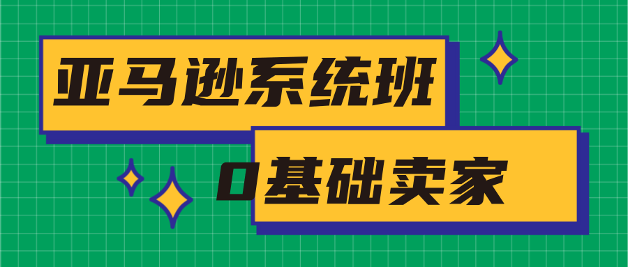 亚马逊系统班，专为0基础卖家量身打造，亚马逊运营流程与架构-婷好网络资源库