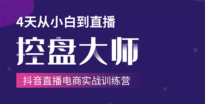 单场直播破百万-技法大揭秘，4天-抖音直播电商实战训练营-婷好网络资源库