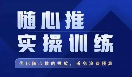 飞哥·随心推实操训练，优化随心推投放，避免浪费预算-婷好网络资源库