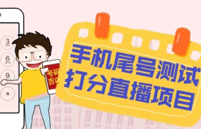 最新抖音爆火的手机尾号测试打分无人直播项目，轻松日赚几百+【打分脚本+详细教程】-婷好网络资源库