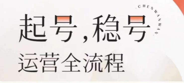 婉婉-起号稳号运营全流程，解决从小白到进阶所有运营知识，帮助解决账号所有运营难题-婷好网络资源库