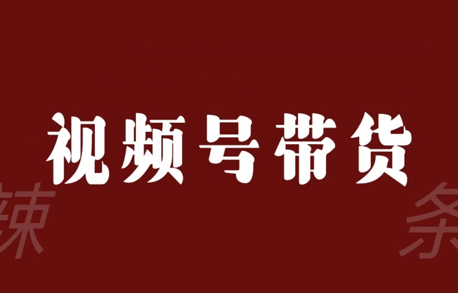 视频号带货联盟，赚信息差的带货钱，只需手机随时随地都可以做！-婷好网络资源库