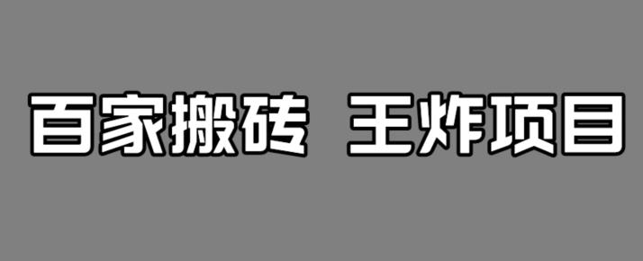 百家最新搬运玩法，单号月入5000+【揭秘】-婷好网络资源库