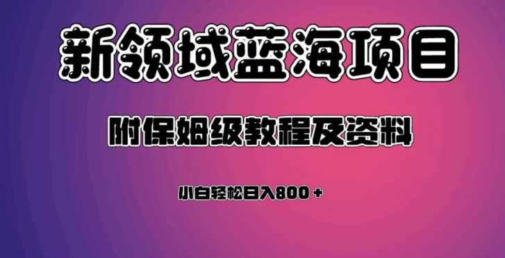 虚拟资源蓝海领域新项目，轻松日入800＋，附保姆级教程及资料-婷好网络资源库