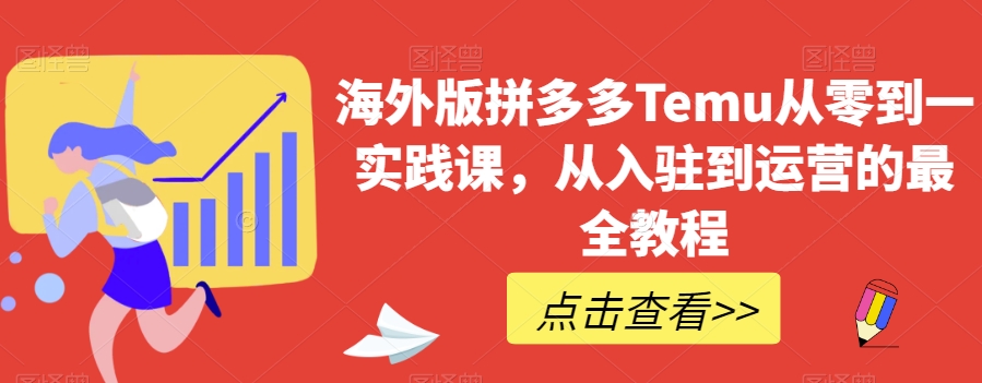 海外版拼多多Temu从零到一实践课，从入驻到运营的最全教程-婷好网络资源库