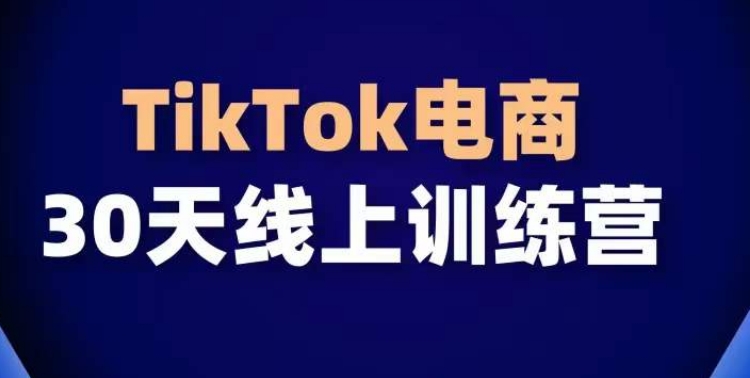 TikTok电商带货30天线上课，不可错过的全球流量洼地！-婷好网络资源库