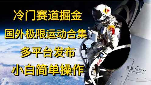 图片[1]-（10745期）冷门赛道掘金，国外极限运动视频合集，多平台发布，小白简单操作
