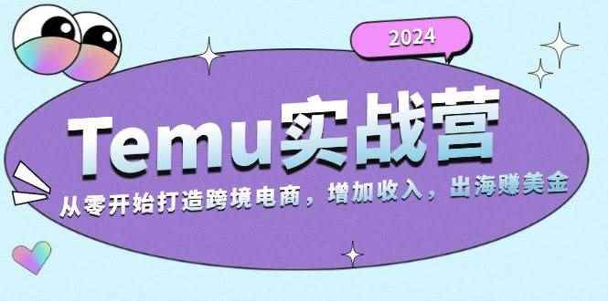 （13266期）2024Temu实战营：从零开始打造跨境电商，增加收入，出海赚美金