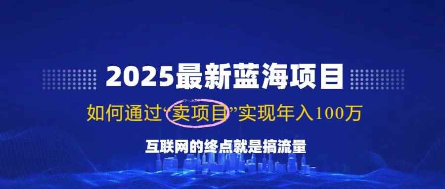 （14305期）2025最新蓝海项目，零门槛轻松复制，月入10万+，新手也能操作！