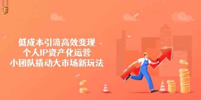 （14555期）低成本引流高效变现，个人IP资产化运营，小团队撬动大市场新玩法